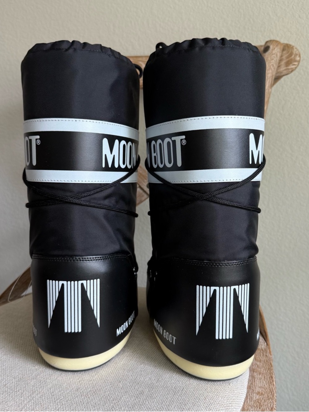 Moon boots icon black nylon tall boots - Picture 4 of 6